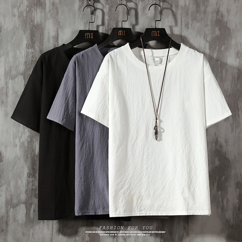 Urban Streetwear Brand - تي شيرت قصير بقصة ضيقة للرجال