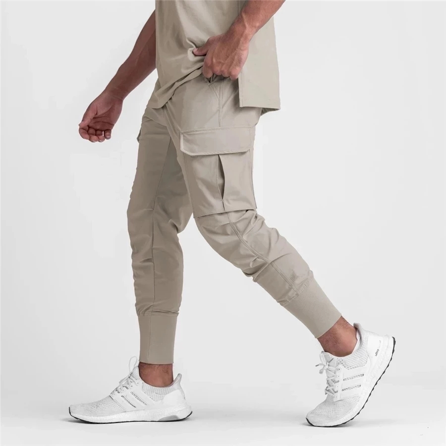 Streetwear Outdoor Brand - الرجال السراويل الرياضية القطنية ، سراويل