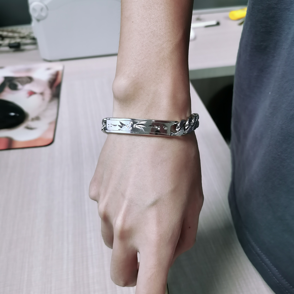 Streetwear Brand Jewelry - سوار هيب هوب عتيق من الفضة
