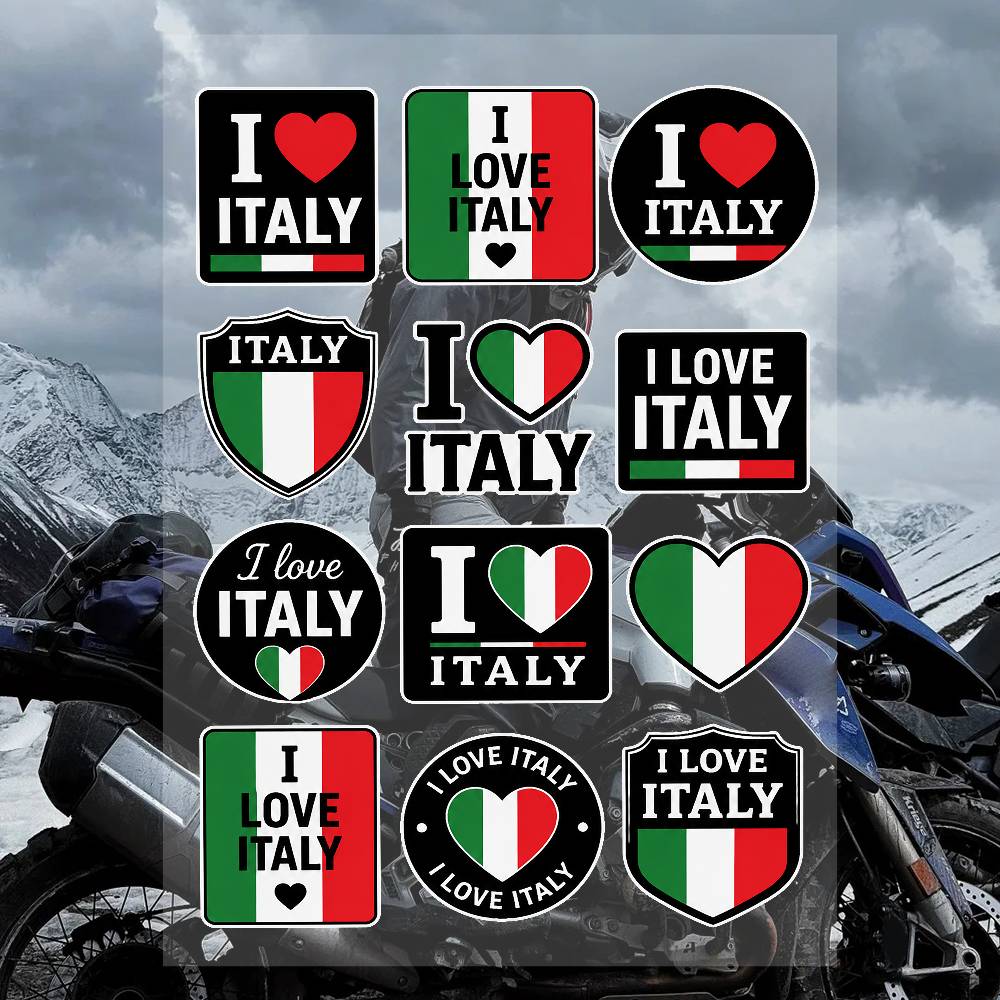 Streetwear Brand Italy - مجموعة ملصقات ماركة A-Italy للملابس العصرية،