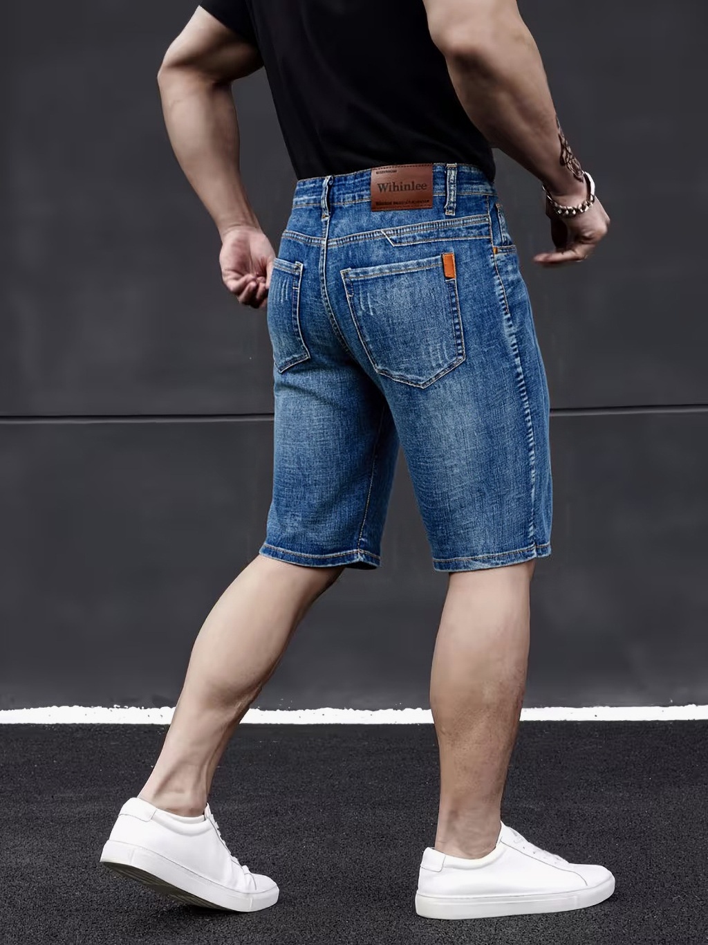 Streetwear Brand Shorts - جينز رجالي جديد من Wthinlee للأعمال،