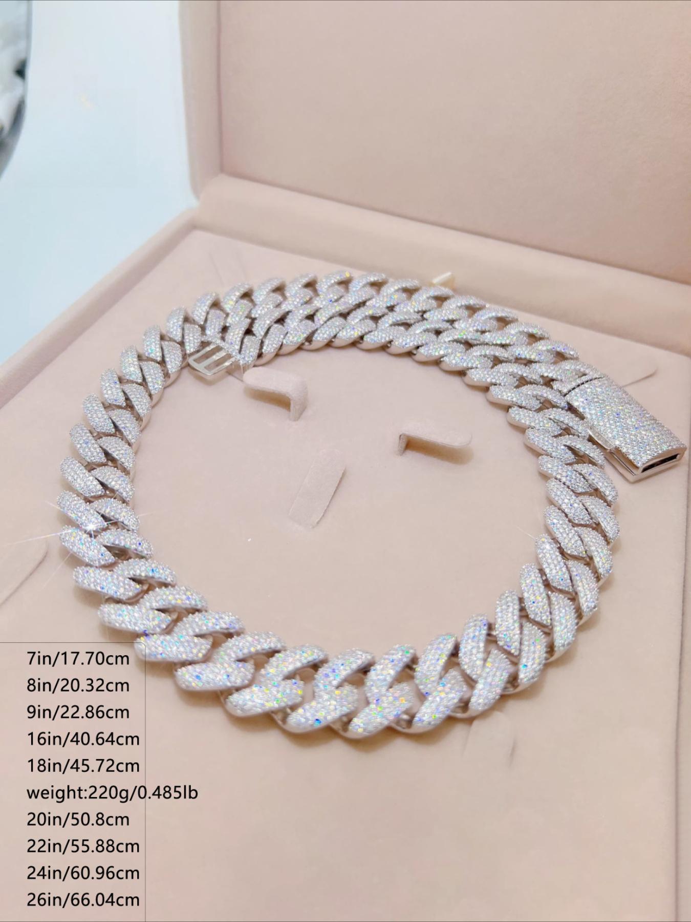 سلسلة عنق كوبية فاخرة من الماس - مراجعة Streetwear Brand Jewelry وسعره