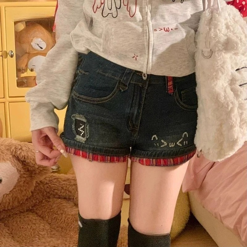 جينز قصير أمريكي عتيق للنساء،  - مراجعة Streetwear Brand Shorts وسعره