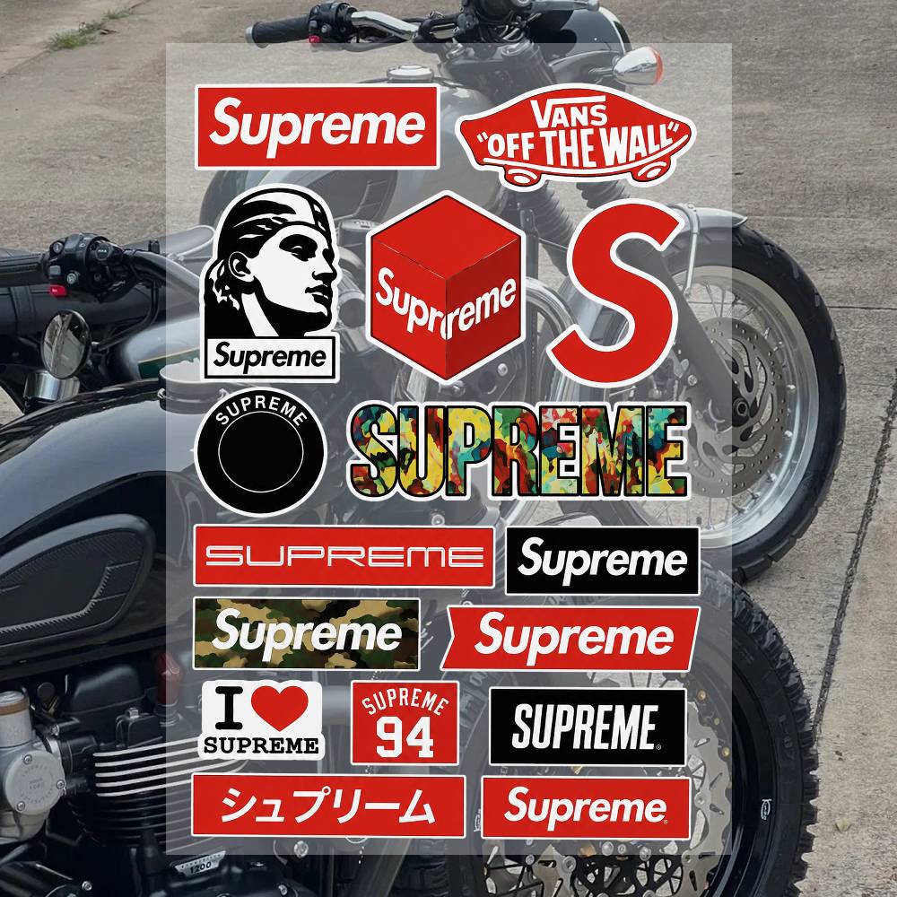 مجموعة ملصقات ماركة A-s-suprem - مراجعة Supreme Brand Streetwear وسعره