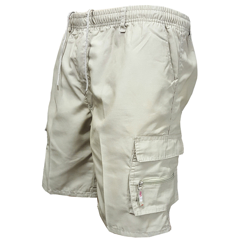 شورت رجالي بخصر مطاطي وجيوب كا - مراجعة Streetwear Brand Shorts وسعره