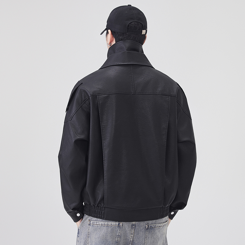 الخريف الشتاء سترة جلدية الرجا - مراجعة Streetwear Brand Fashion وسعره